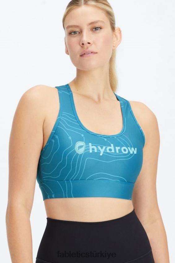tr Fabletics kadınlar hareket halinde orta etkili spor sutyeni 113 hidrow koyu mavi batimetri 40R06B1747