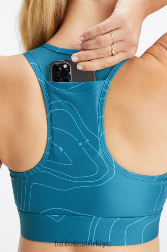 tr Fabletics kadınlar hareket halinde orta etkili spor sutyeni 113 hidrow koyu mavi batimetri 40R06B1747