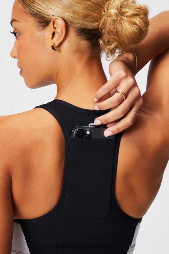 tr Fabletics kadınlar hareket halinde orta etkili spor sutyeni 113 siyah/klasik beyaz 40R06B1744