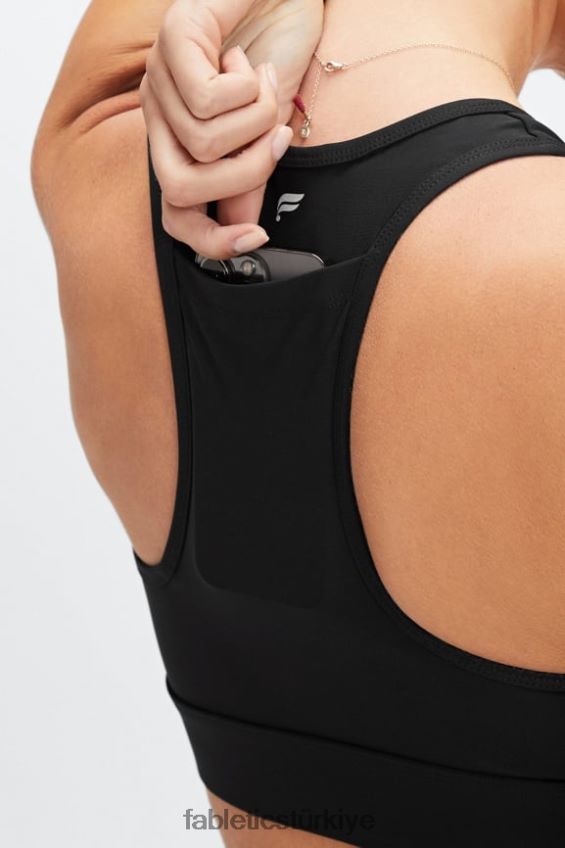 tr Fabletics kadınlar hareket halinde orta etkili spor sutyeni 131 siyah 40R06B1859