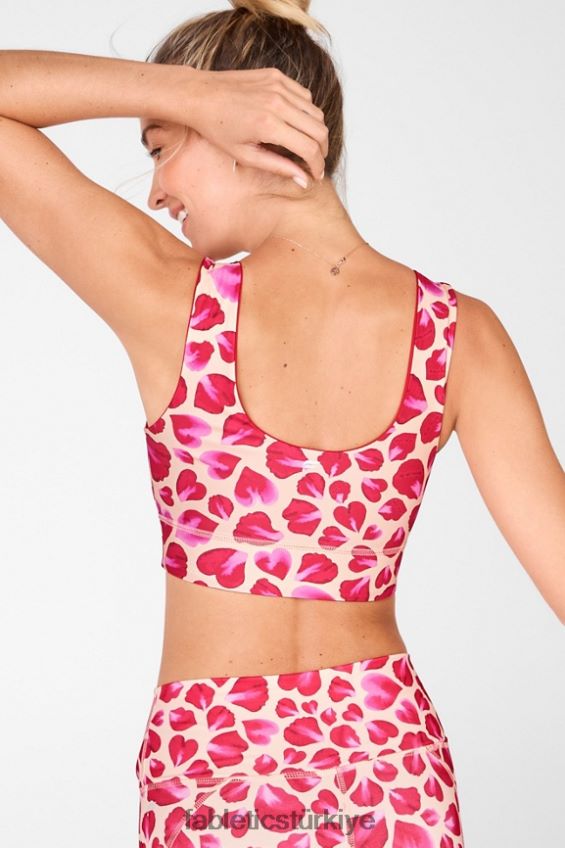 tr Fabletics kadınlar harlow ters çevrilebilir orta etkili spor sutyeni Trabzon hurması/gül yaprakları 40R06B1873