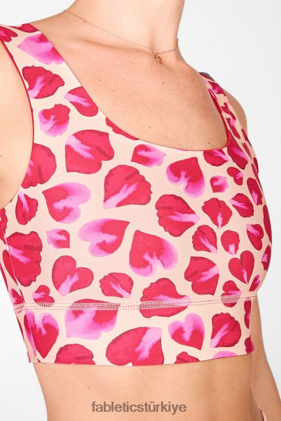 tr Fabletics kadınlar harlow ters çevrilebilir orta etkili spor sutyeni Trabzon hurması/gül yaprakları 40R06B1873
