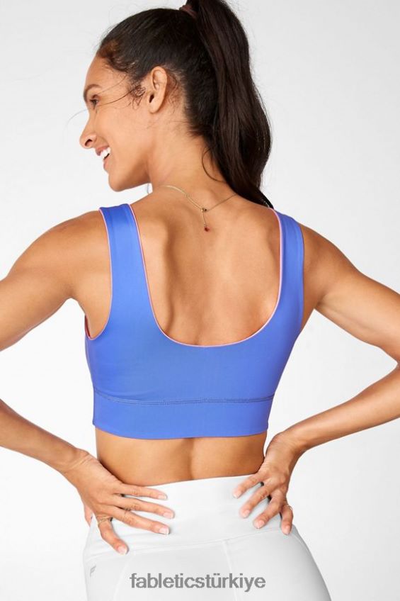 tr Fabletics kadınlar harlow ters çevrilebilir orta etkili spor sutyeni şerbet/baja 40R06B1875