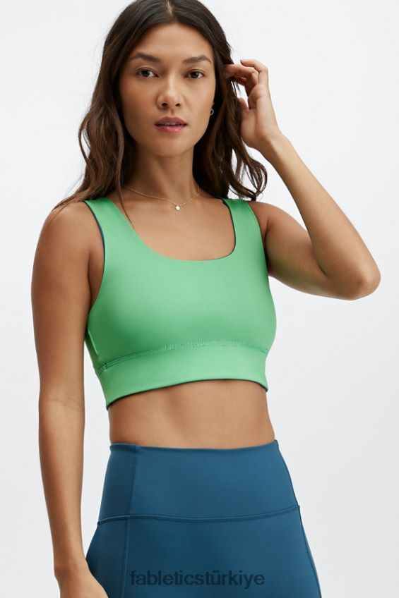 tr Fabletics kadınlar harlow ters çevrilebilir orta etkili spor sutyeni gece yarısı deniz mavisi/bahar yaprağı 40R06B1868