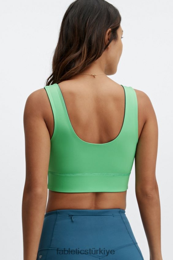 tr Fabletics kadınlar harlow ters çevrilebilir orta etkili spor sutyeni gece yarısı deniz mavisi/bahar yaprağı 40R06B1868