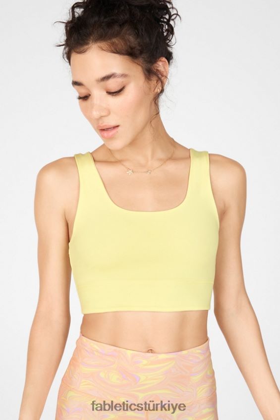 tr Fabletics kadınlar harlow ters çevrilebilir orta etkili spor sutyeni mermer/limon kreması 40R06B1874