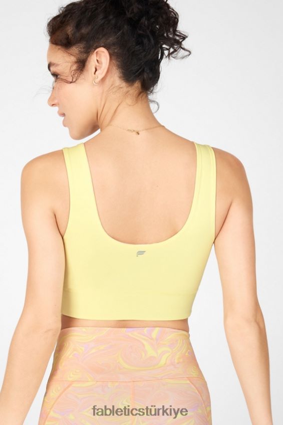 tr Fabletics kadınlar harlow ters çevrilebilir orta etkili spor sutyeni mermer/limon kreması 40R06B1874