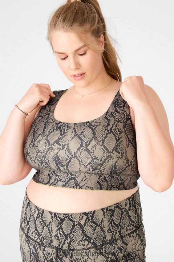 tr Fabletics kadınlar harlow ters çevrilebilir orta etkili spor sutyeni yeşil sürüngen/yaprak 40R06B1877