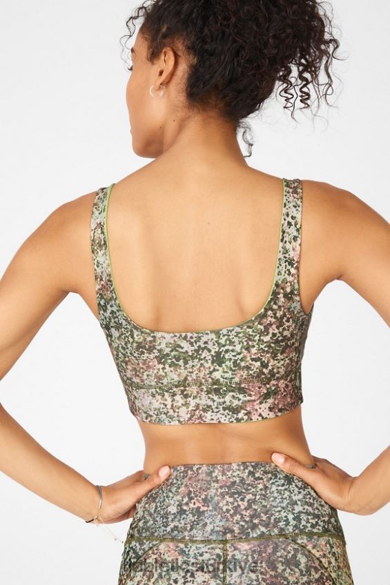 tr Fabletics kadınlar harlyn geri dönüşümlü sutyen toprak/yeşil narenciye 40R06B1906