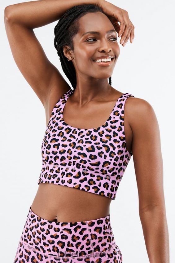 tr Fabletics kadınlar harlyn midi orta etkili spor sutyeni açık gül meru/tik 40R06B1856