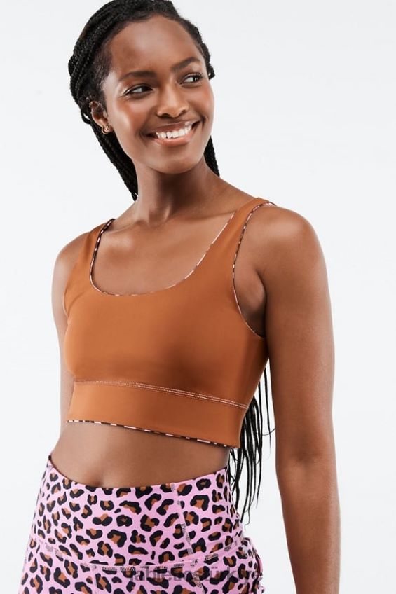 tr Fabletics kadınlar harlyn midi orta etkili spor sutyeni açık gül meru/tik 40R06B1856