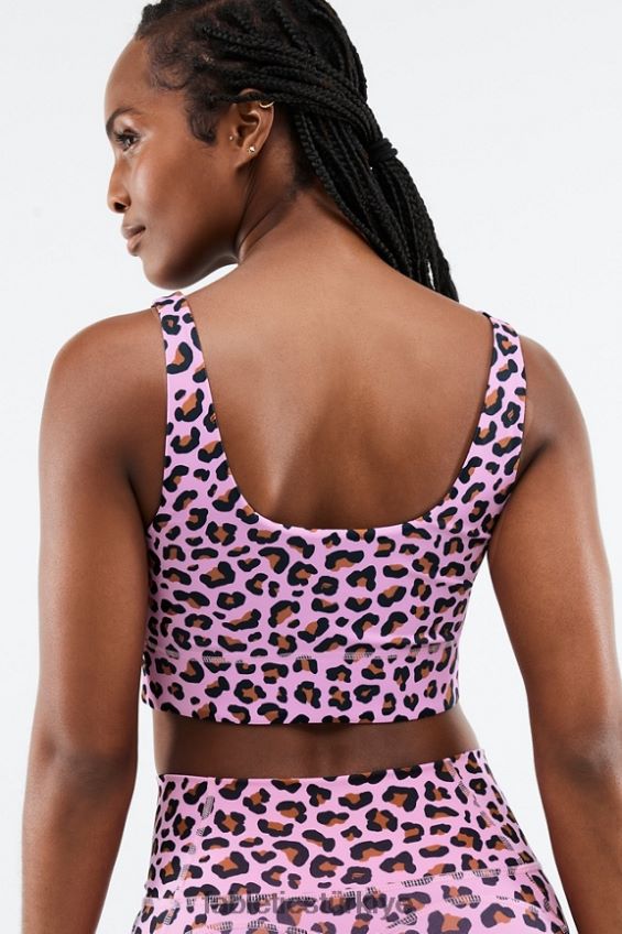 tr Fabletics kadınlar harlyn midi orta etkili spor sutyeni açık gül meru/tik 40R06B1856
