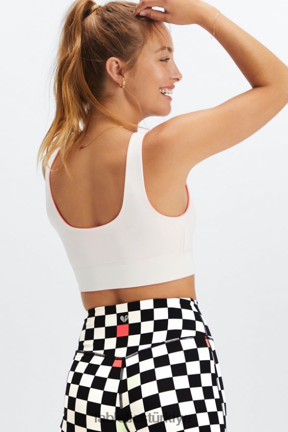 tr Fabletics kadınlar harlyn midi orta etkili spor sutyeni turuncu alev/ipek 40R06B1854