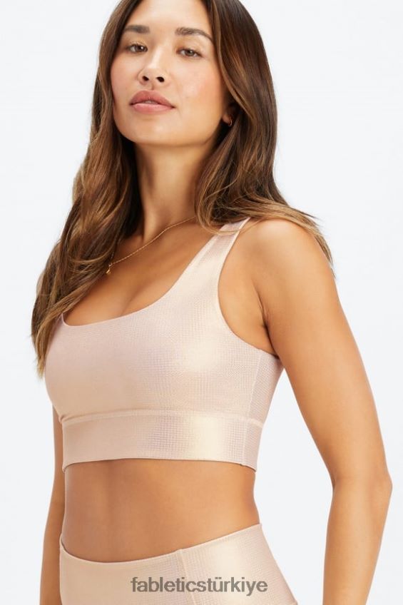 tr Fabletics kadınlar harlyn orta etkili spor sutyeni altın hologram 40R06B1846