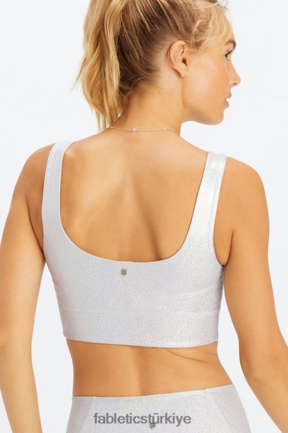tr Fabletics kadınlar harlyn orta etkili spor sutyeni parıltılı hologram 40R06B1847