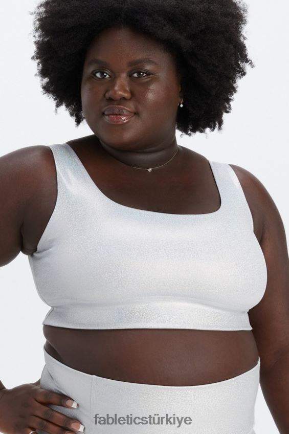 tr Fabletics kadınlar harlyn orta etkili spor sutyeni parıltılı hologram 40R06B1848