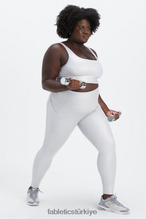 tr Fabletics kadınlar harlyn orta etkili spor sutyeni parıltılı hologram 40R06B1848