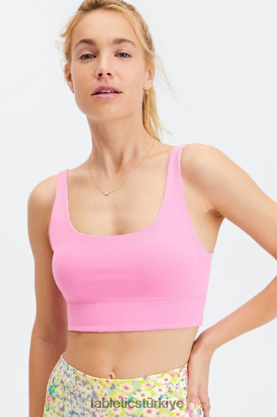 tr Fabletics kadınlar harlyn ters çevrilebilir midi orta etkili spor sutyeni patchwork papatya/mermer pembesi 40R06B1852