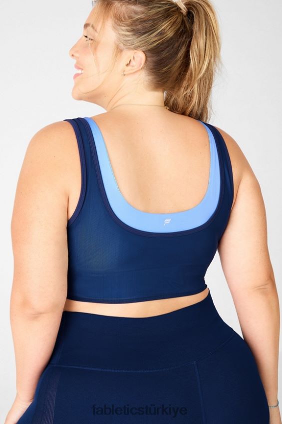 tr Fabletics kadınlar çift ​​katmanlı sutyen donanma/yat limanı 40R06B1924