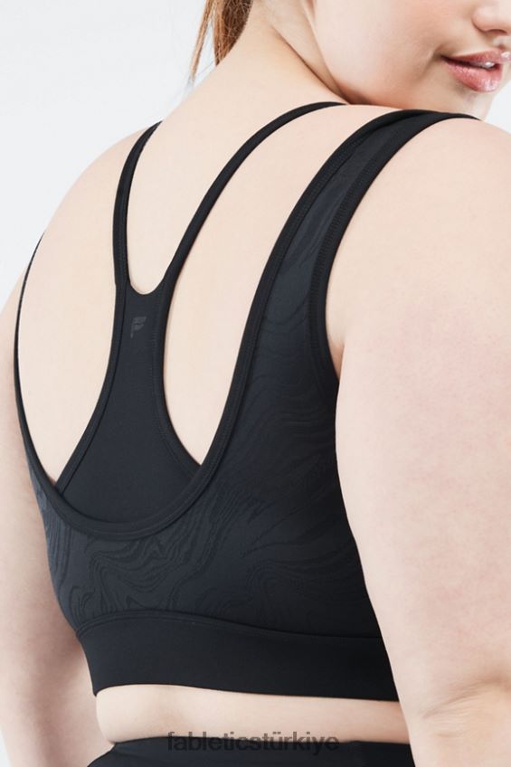 tr Fabletics kadınlar kira orta etkili spor sutyeni siyah 40R06B1897