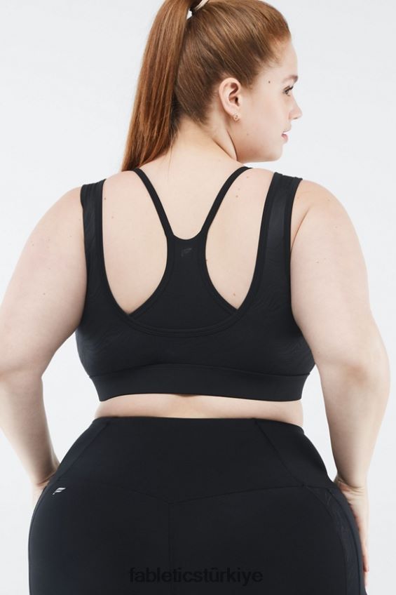 tr Fabletics kadınlar kira orta etkili spor sutyeni siyah 40R06B1897