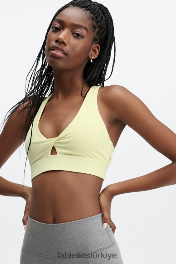 tr Fabletics kadınlar oasis kıvrımlı ön spor sutyeni hafif armut 40R06B1732