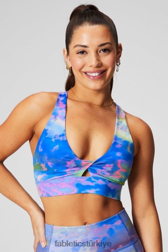 tr Fabletics kadınlar oasis twist sporcu sütyeni 104 bunaltıcı 40R06B1696