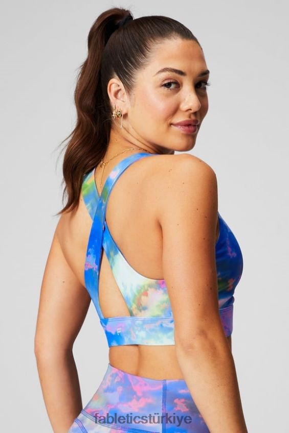 tr Fabletics kadınlar oasis twist sporcu sütyeni 104 bunaltıcı 40R06B1696