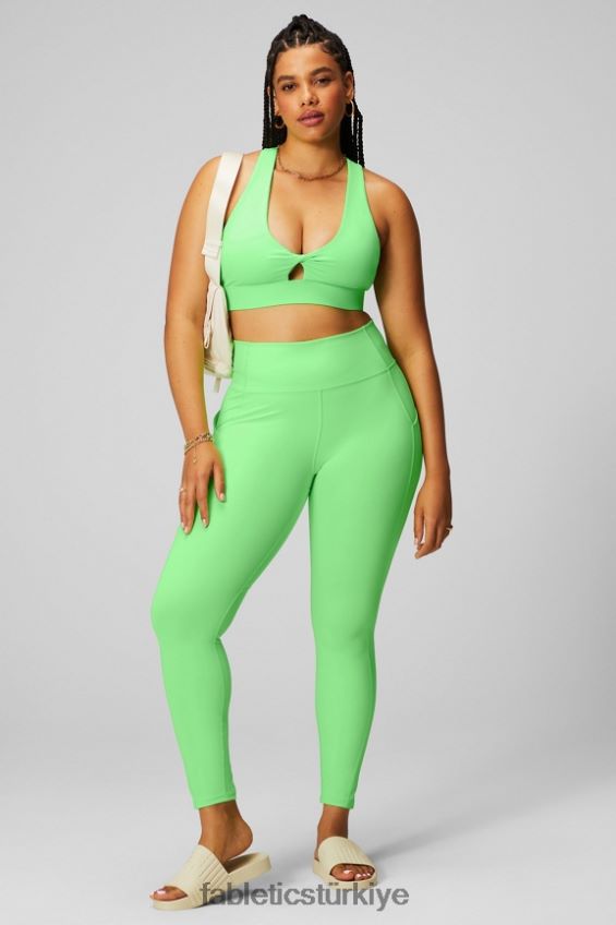 tr Fabletics kadınlar oasis twist sporcu sütyeni 104 nane parıltısı neon 40R06B1697
