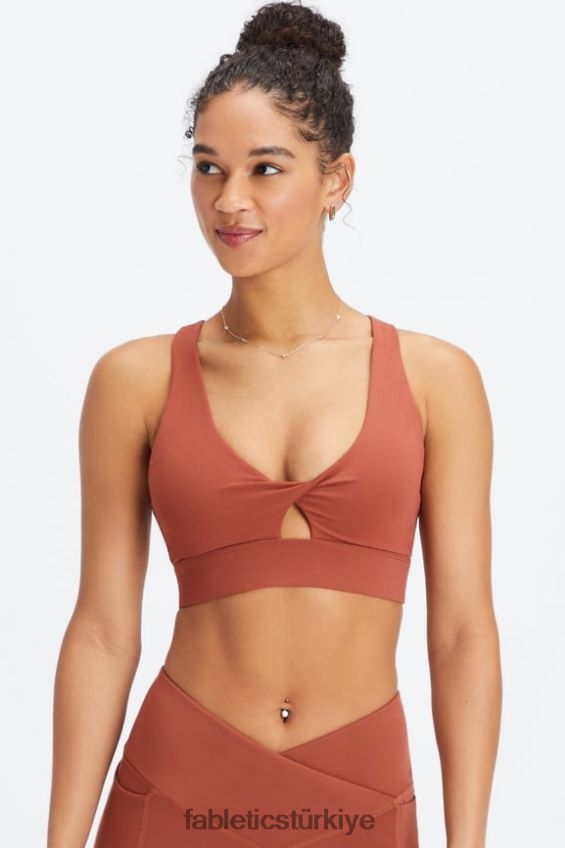 tr Fabletics kadınlar oasis twist sporcu sütyeni 105 maun 40R06B1699