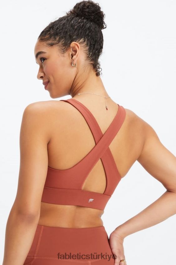 tr Fabletics kadınlar oasis twist sporcu sütyeni 105 maun 40R06B1699