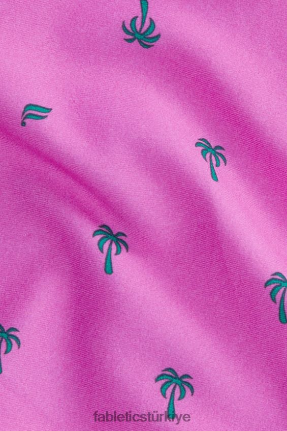 tr Fabletics kadınlar oasis twist sporcu sütyeni 105 pembe kaçış palmiyesi 40R06B1702