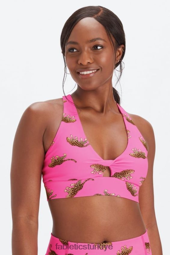 tr Fabletics kadınlar oasis twist sporcu sütyeni 106 vahşi Kalpler 40R06B1705