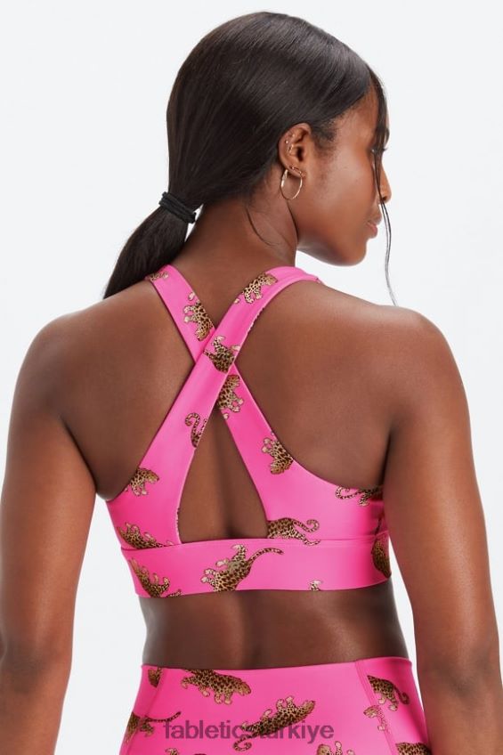 tr Fabletics kadınlar oasis twist sporcu sütyeni 106 vahşi Kalpler 40R06B1705