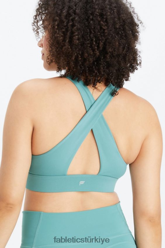 tr Fabletics kadınlar oasis twist sporcu sütyeni 107 kutup dalgası 40R06B1711