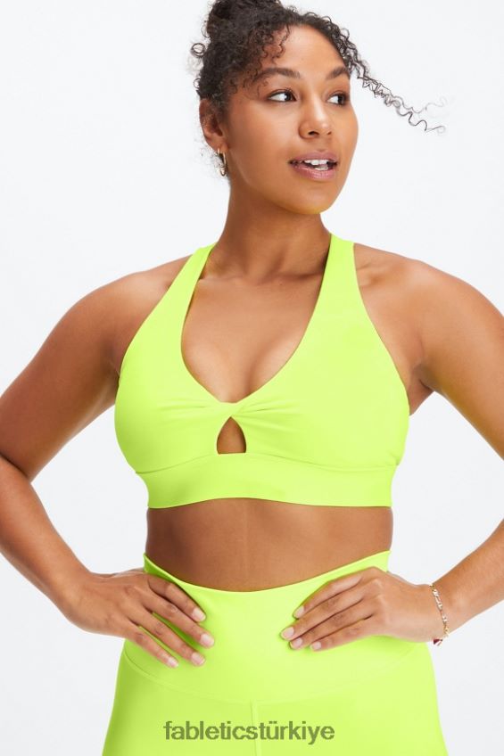 tr Fabletics kadınlar oasis twist sporcu sütyeni 109 neon 40R06B1723