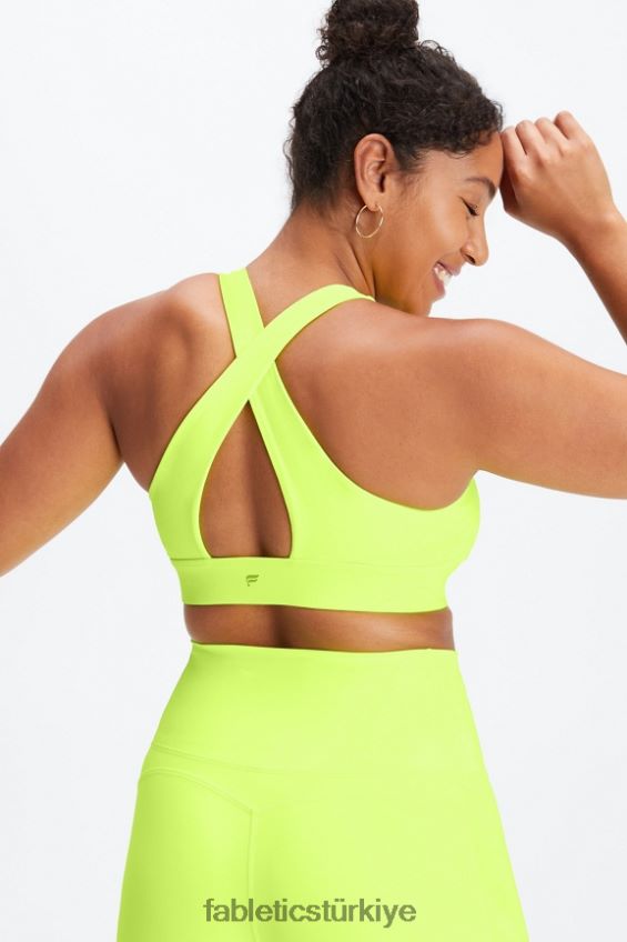 tr Fabletics kadınlar oasis twist sporcu sütyeni 109 neon 40R06B1723