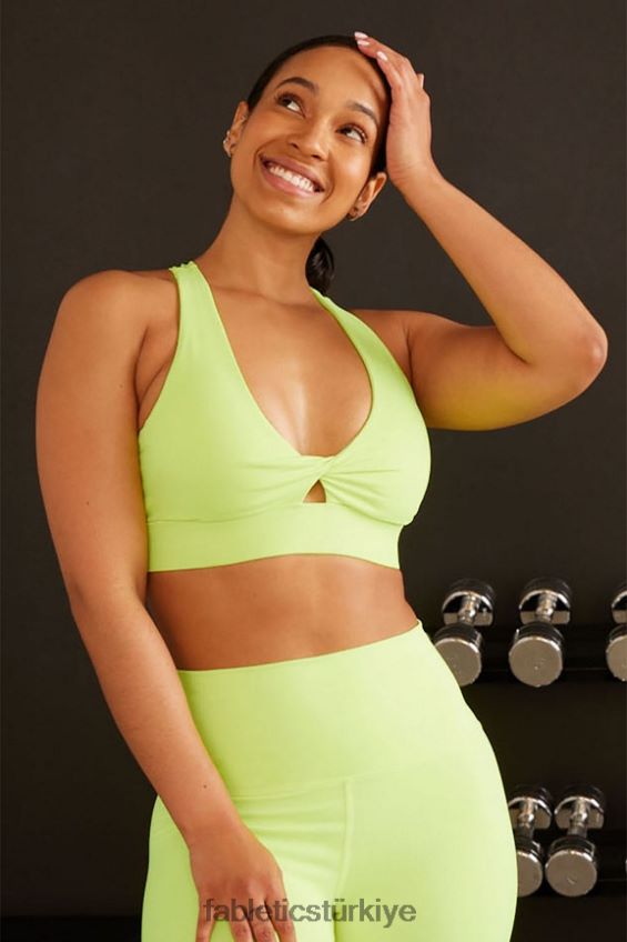 tr Fabletics kadınlar oasis twist sporcu sütyeni 109 neon 40R06B1723