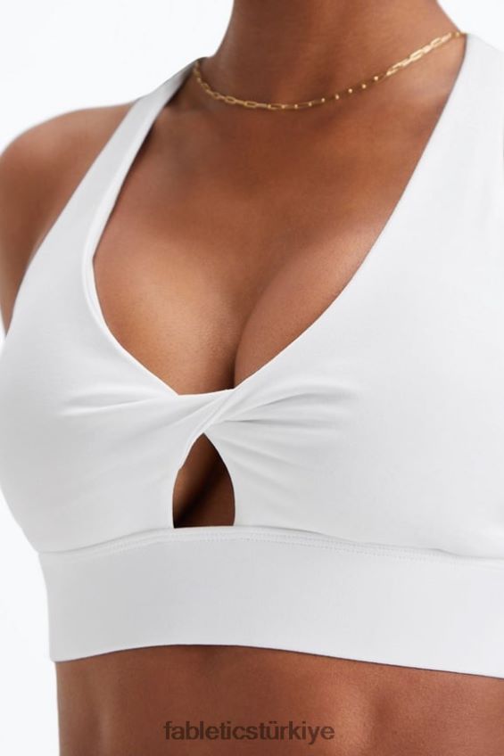 tr Fabletics kadınlar oasis twist sporcu sütyeni 109 parlak beyaz 40R06B1721