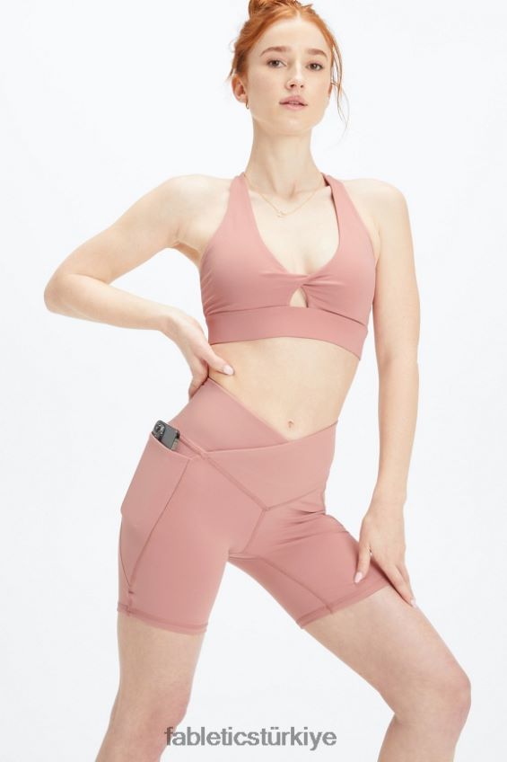 tr Fabletics kadınlar oasis twist sporcu sütyeni 110 pembe kanyon 40R06B1725