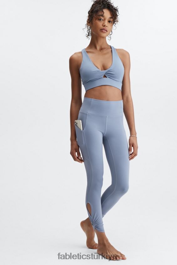 tr Fabletics kadınlar oasis twist sporcu sütyeni 110 soluk kot 40R06B1726