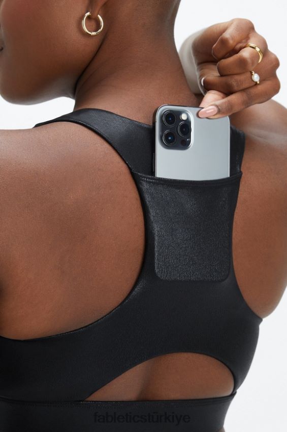 tr Fabletics kadınlar on-the-go midi orta etkili spor sutyeni 127 siyah sis folyosu 40R06B1820
