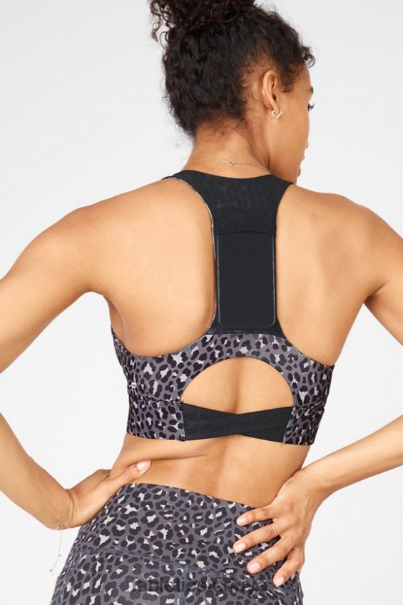tr Fabletics kadınlar on-the-go midi orta etkili spor sutyeni 130 gizli/siyah parlaklık 40R06B1839