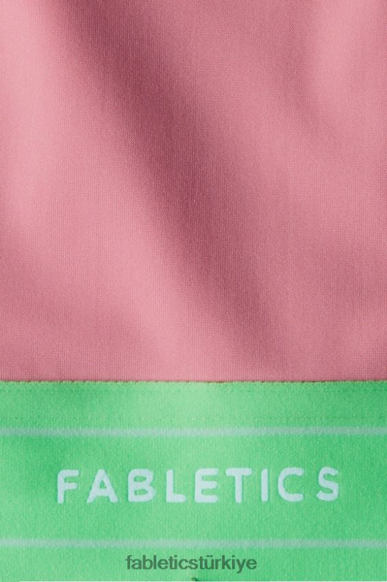 tr Fabletics kadınlar orta etkili borulu spor sutyeni allık allık/şekerli limon 40R06B1815