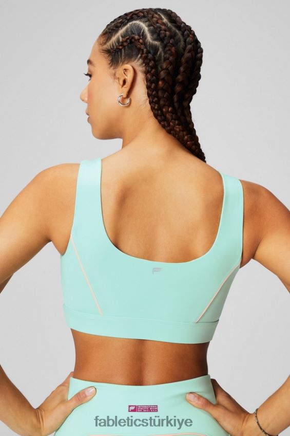 tr Fabletics kadınlar orta etkili borulu spor sutyeni puslu körfez/şeftali öpücüğü 40R06B1817