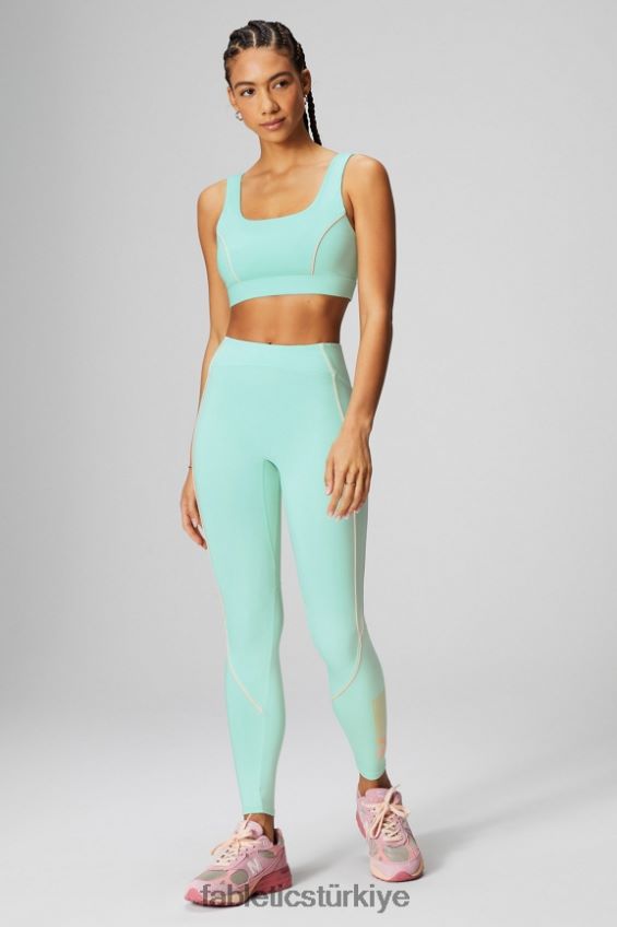 tr Fabletics kadınlar orta etkili borulu spor sutyeni puslu körfez/şeftali öpücüğü 40R06B1817
