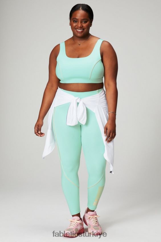 tr Fabletics kadınlar orta etkili borulu spor sutyeni puslu körfez/şeftali öpücüğü 40R06B1818