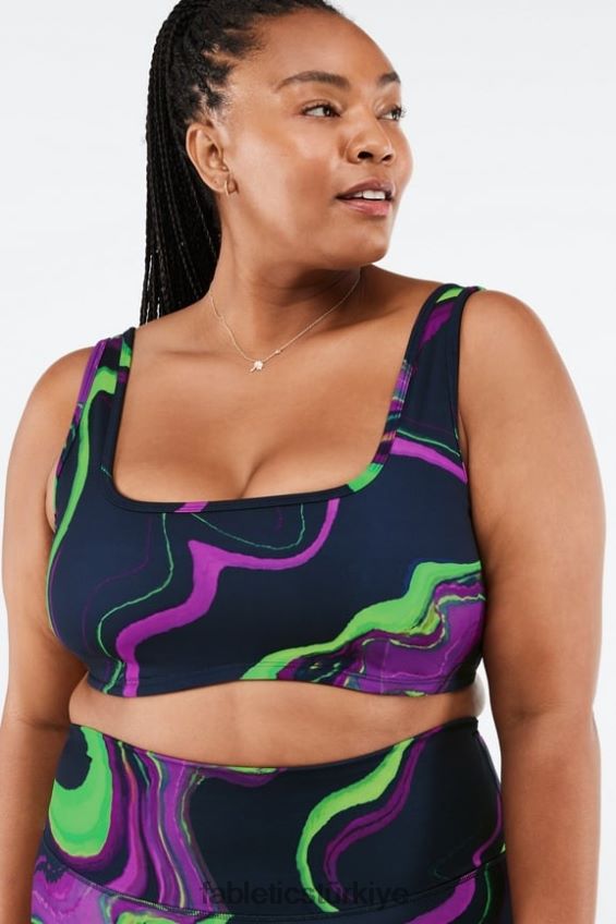 tr Fabletics kadınlar rivka orta etkili spor sutyeni pus dalgası 40R06B1892