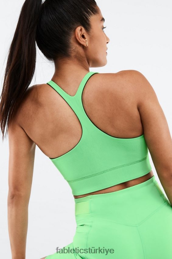 tr Fabletics kadınlar simone sculptknit çift taraflı spor sutyeni siyah/bahar yaprağı 40R06B1863