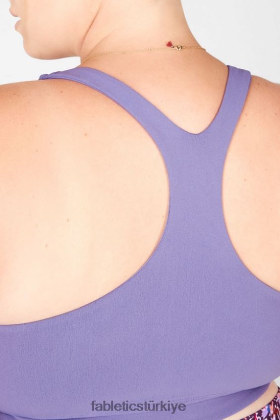 tr Fabletics kadınlar simone sculptknit midi sütyen menekşe 40R06B1938